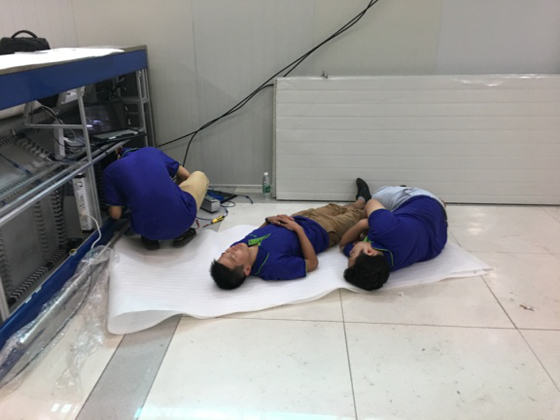 抢修遭台风重创的九洲港口岸，完美(中国)wanmei·官方网页版,义不容辞！